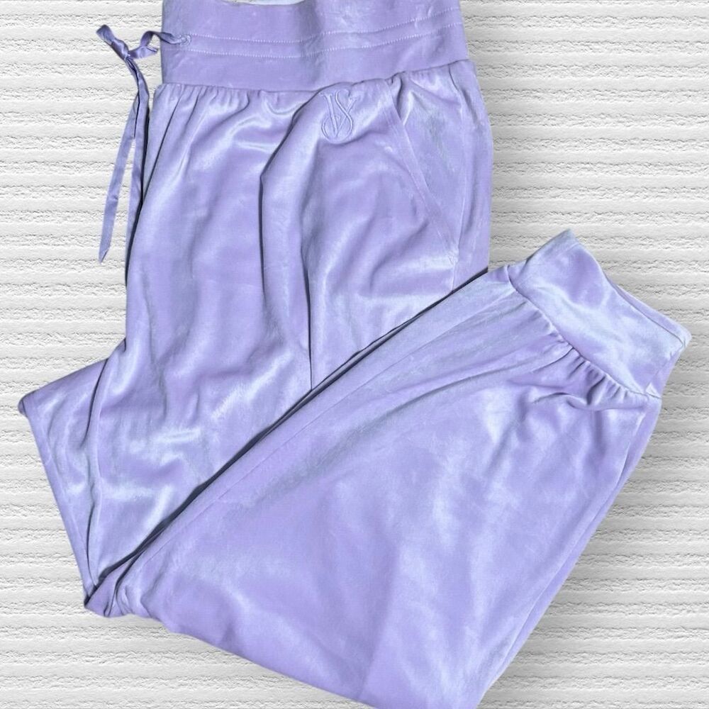 NWT Victoria's Secret PINK High Rise Lavender Joggers- Size XXL